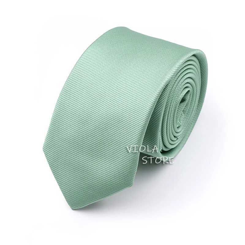 Cravate Vert Sauge-6cm