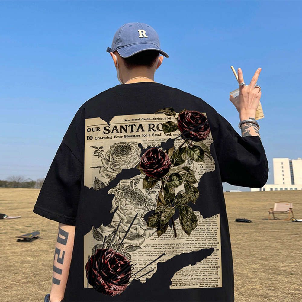 DX black back text rose