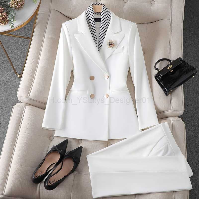 White Suit Pants