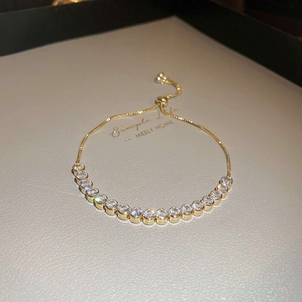 14 # Bracelet Gold Circle Real Gold