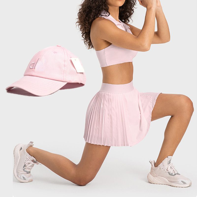 Pink【Tops+skirt+cap】
