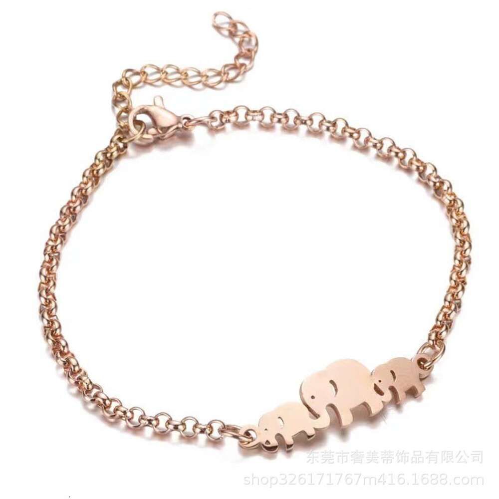 Rose Golden Elephant-18K