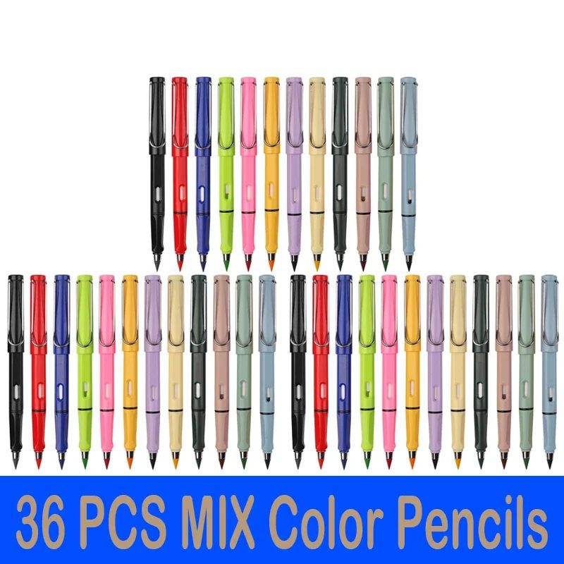 Couleur: 36 PCS COURTES DE COULEUR