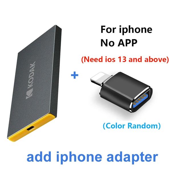 Kleur: 240GBSIZE: Toevoegen iPhone -adapter