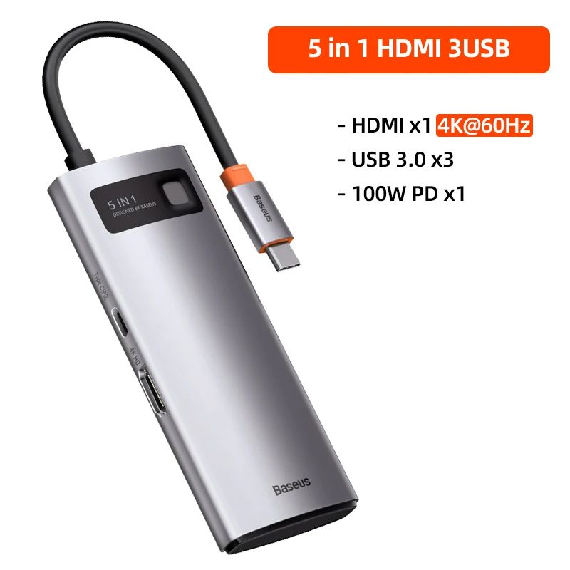 Kolor: 5 w 1 HDMI 3USB