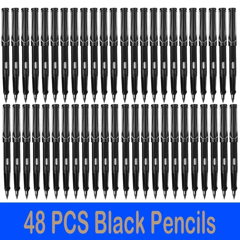 Couleur: 48 pc crayons noirs