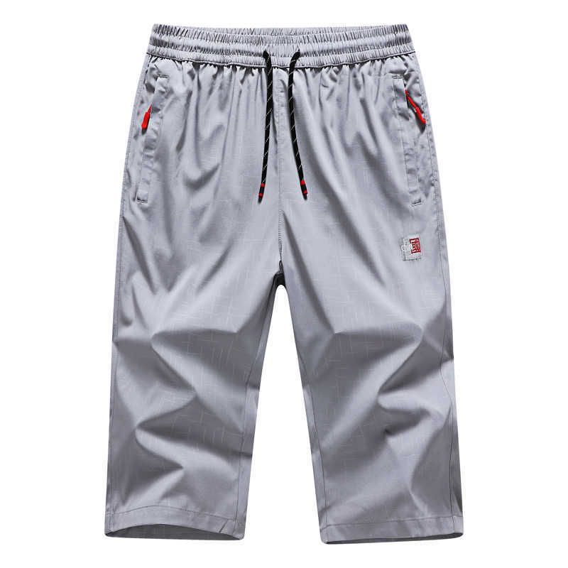 Light Gray Straight Leg Capris