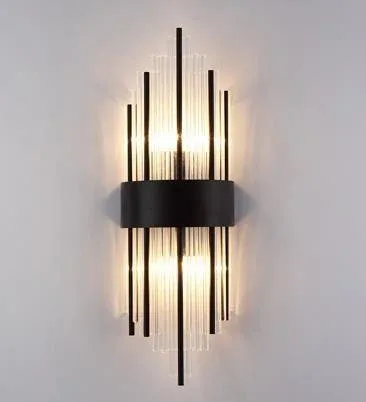 Crystal Wall Lamp Tricolor Dimning