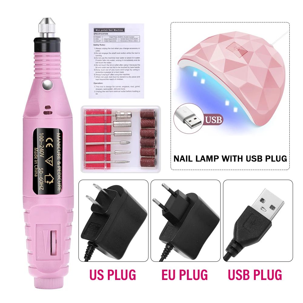 Kleur: A1-Pink Lampplugs Type: EU-plug