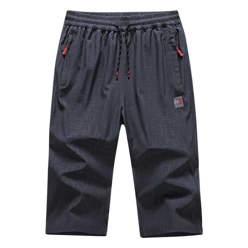 Dark Gray Straight Leg Capris