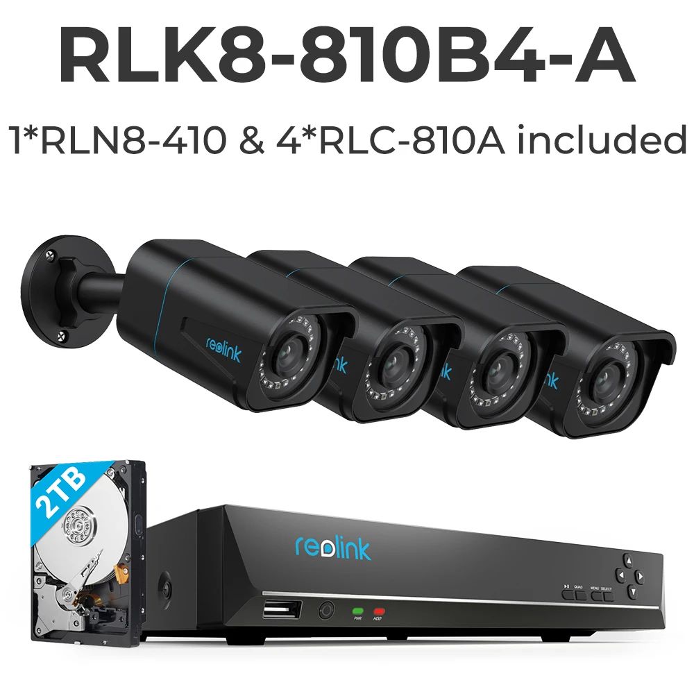 Grootte: DefaultColor: RLK8-810B4-A Black