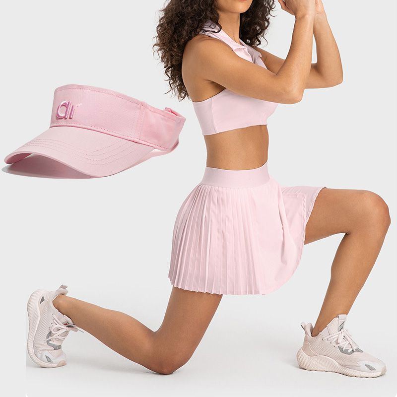 Pink【Tops+skirt+visor】