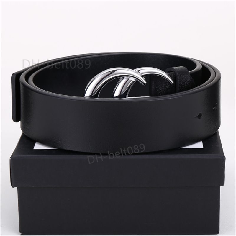 #2 Bright silver buckle + Black