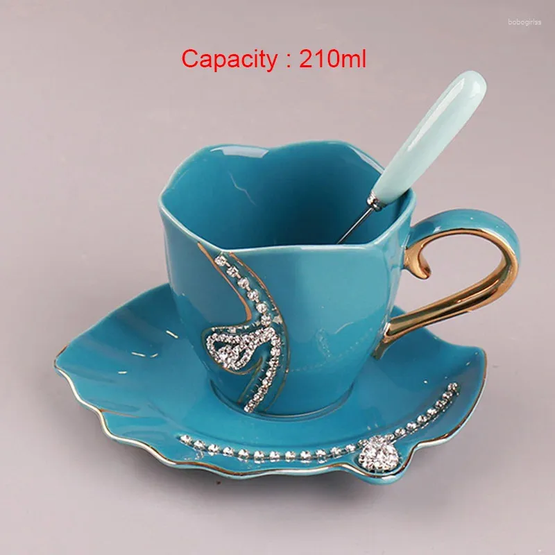 Cup and saucer Blue