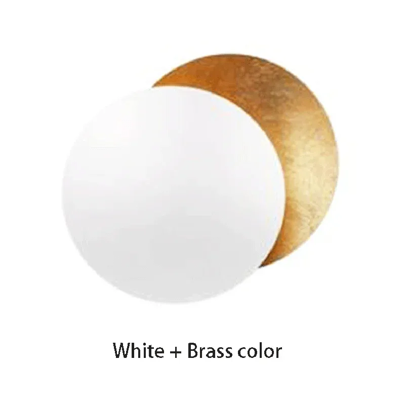 Warm White (2700-3500K) 20cm White-Brass