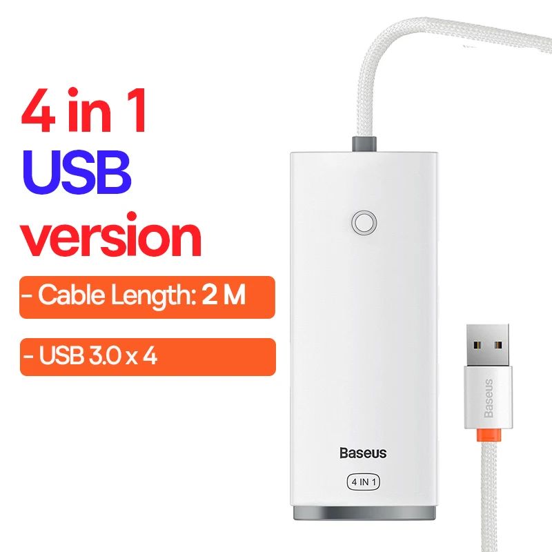 USB 2m blanc