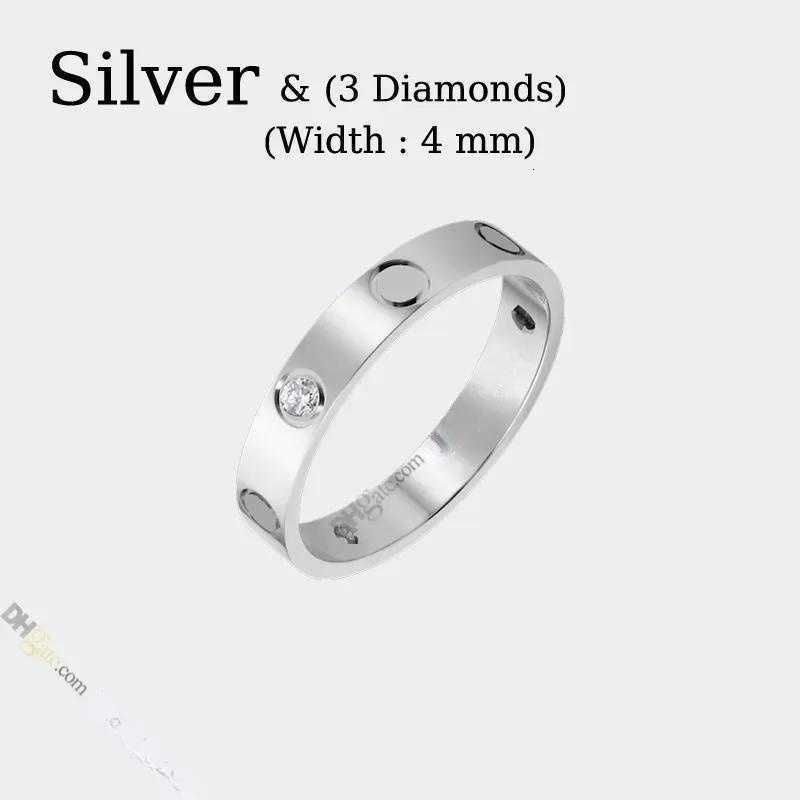 #5-silver (4mm)-3 Diamond