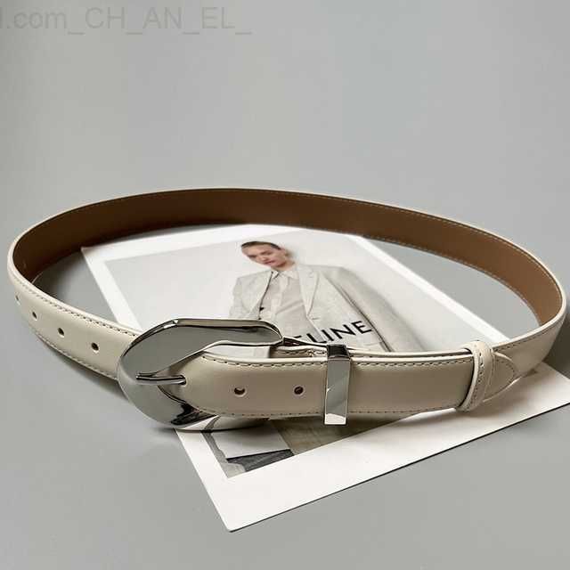 Beige Silver Buckle