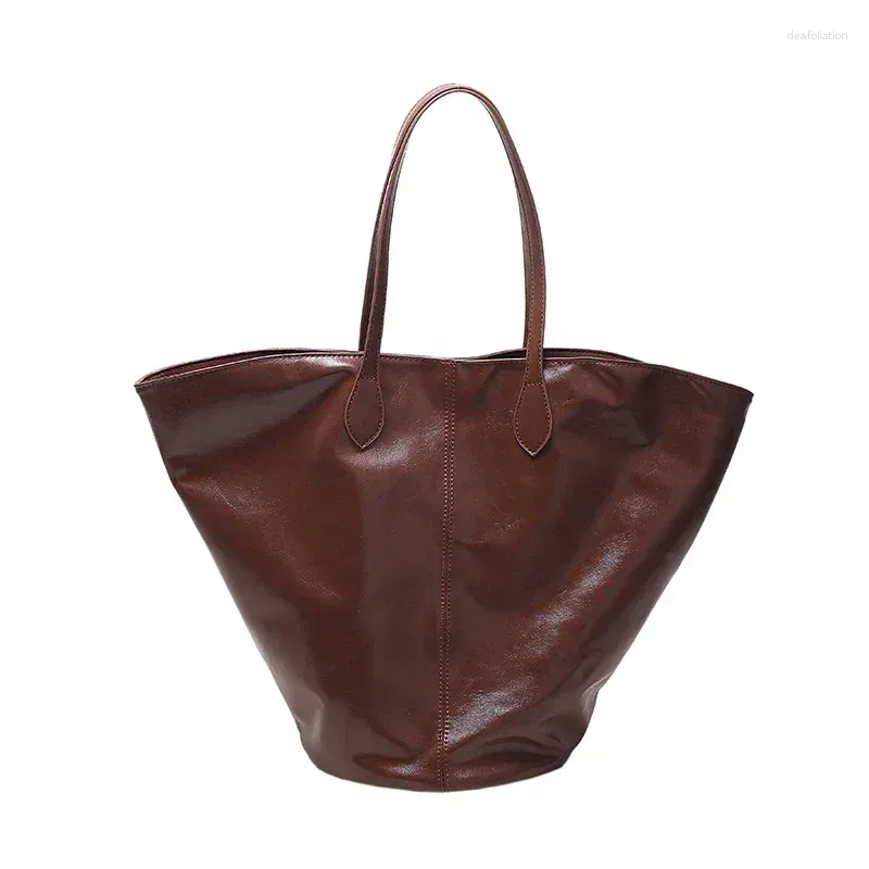 Brown tote bag