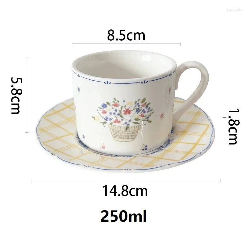 Cup and saucer 2pcs