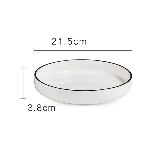 8 inch deep plate