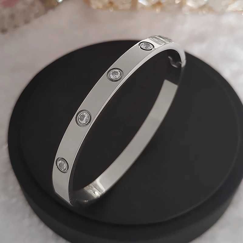 Bracelet diamant Snap Ten 6 mm Steel Co