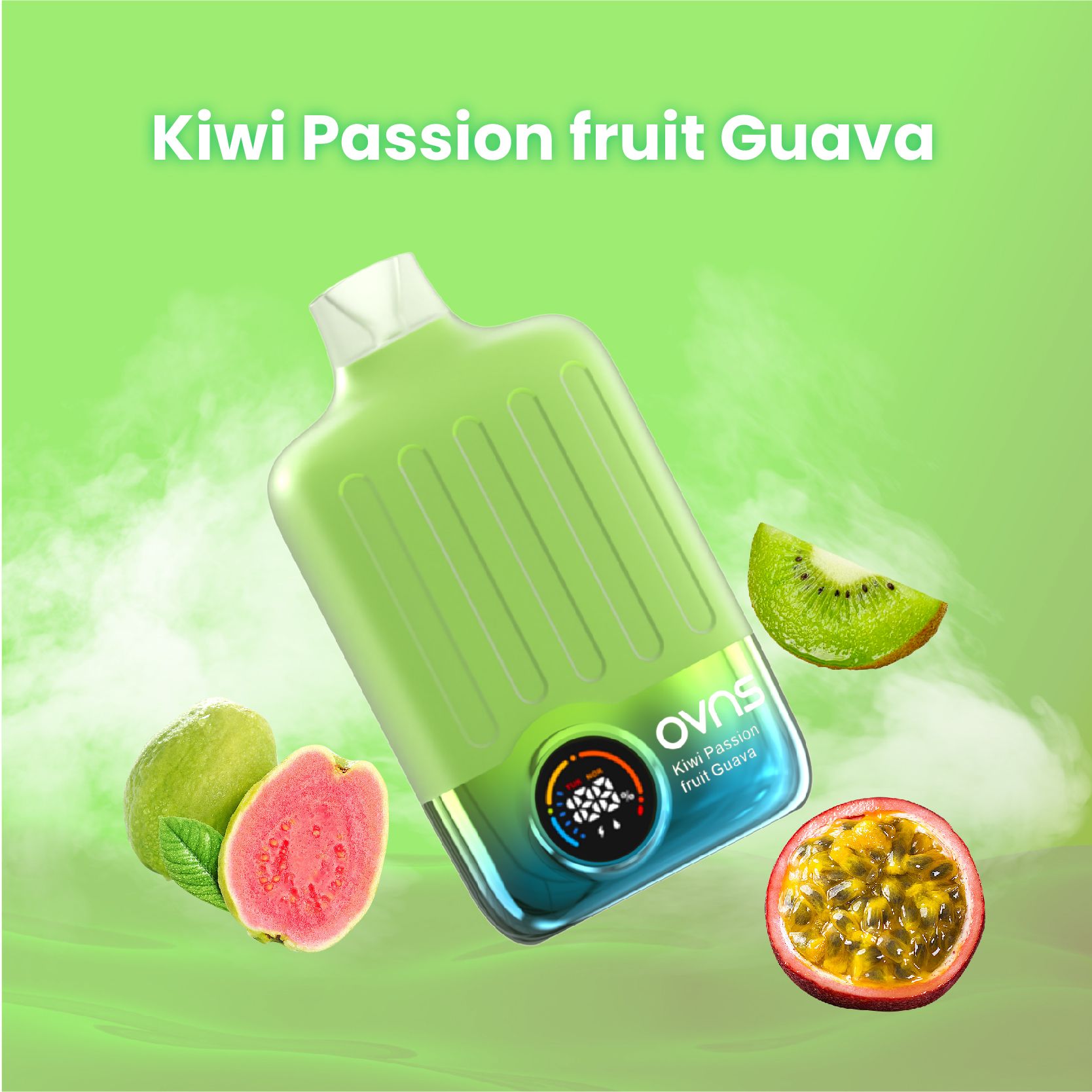 Kiwi pasión fruta guayaba