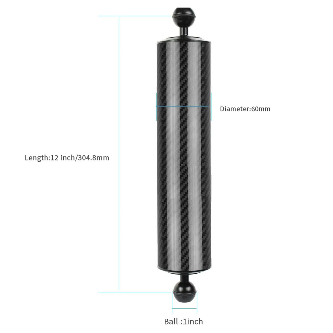 12inch D60mm zwart duiken snorkelen