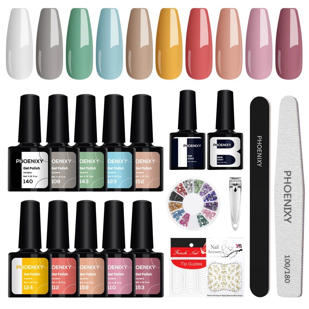 Couleur: 10pc gel polonais Kit3