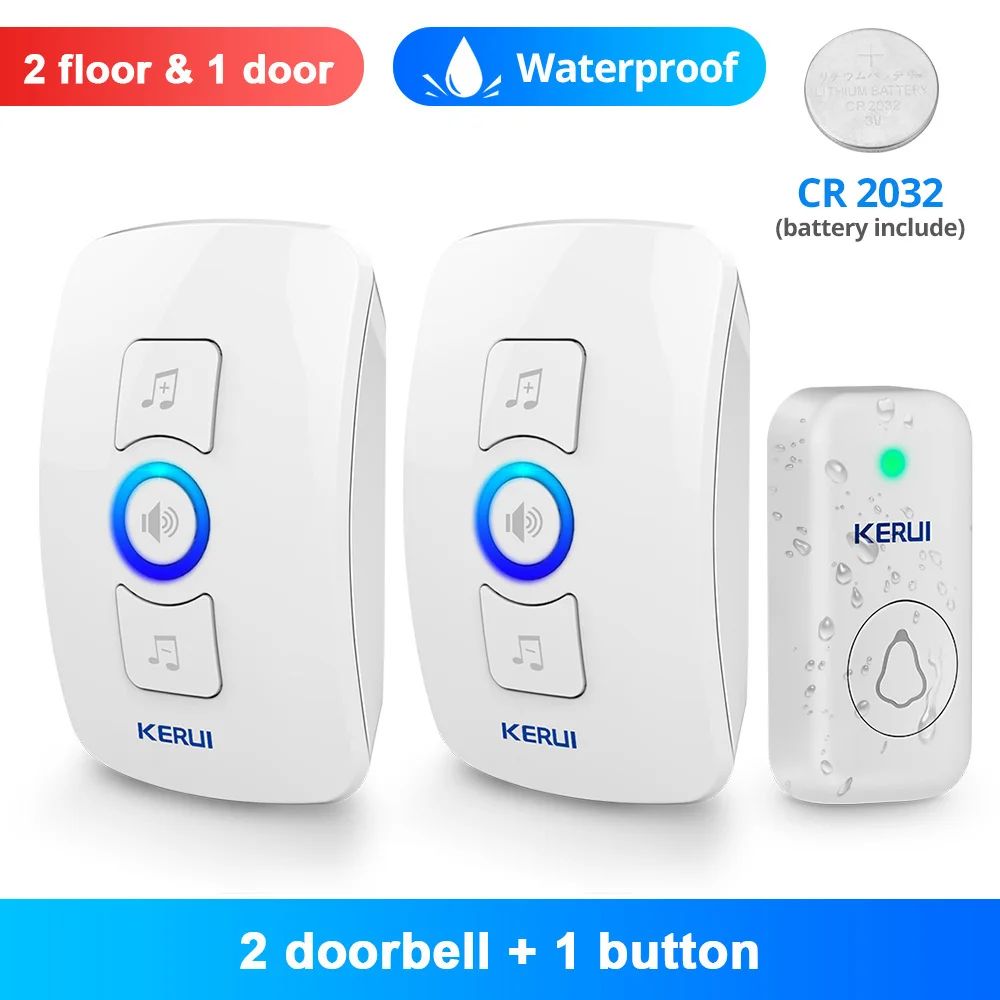 Couleur: 2Receiver 1Button-W1