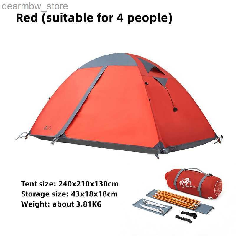 Red- 4 Person