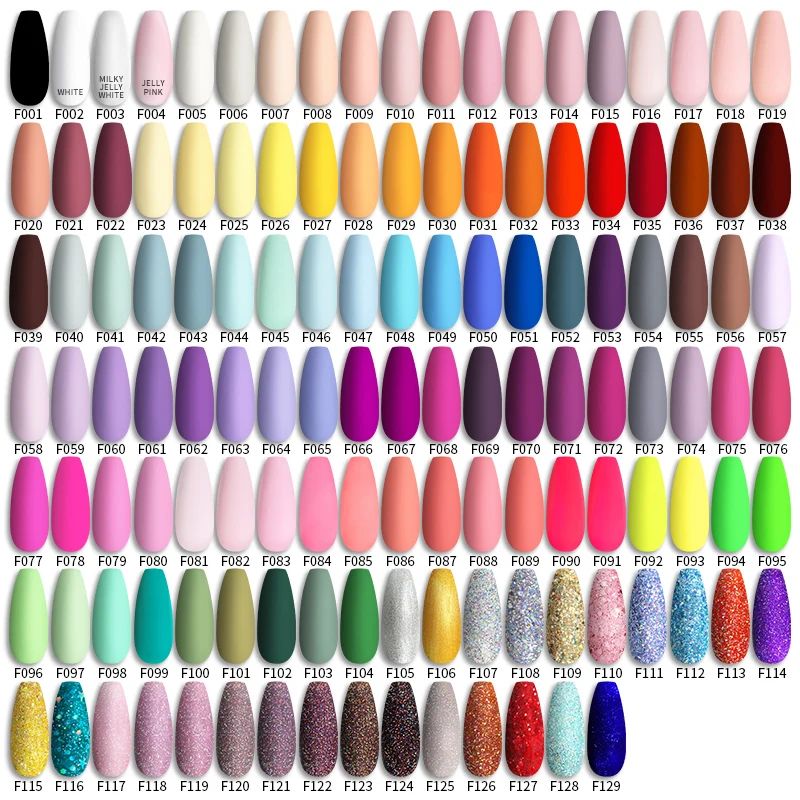 Kleur: 129 kleuren