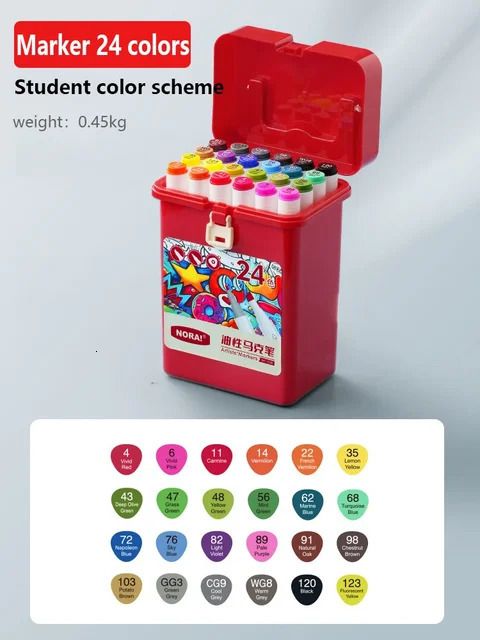 7528b Box-24 Colors