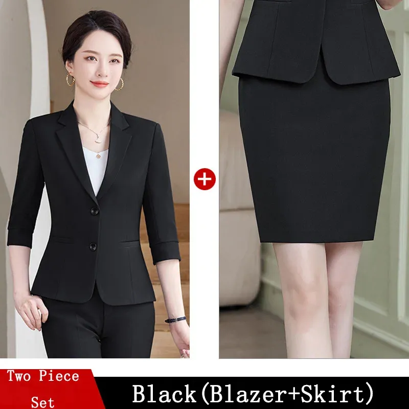 Black Skirt Suits