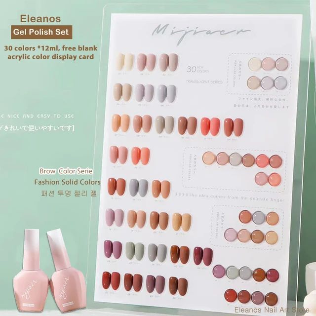 Colore: 30pcs marrone