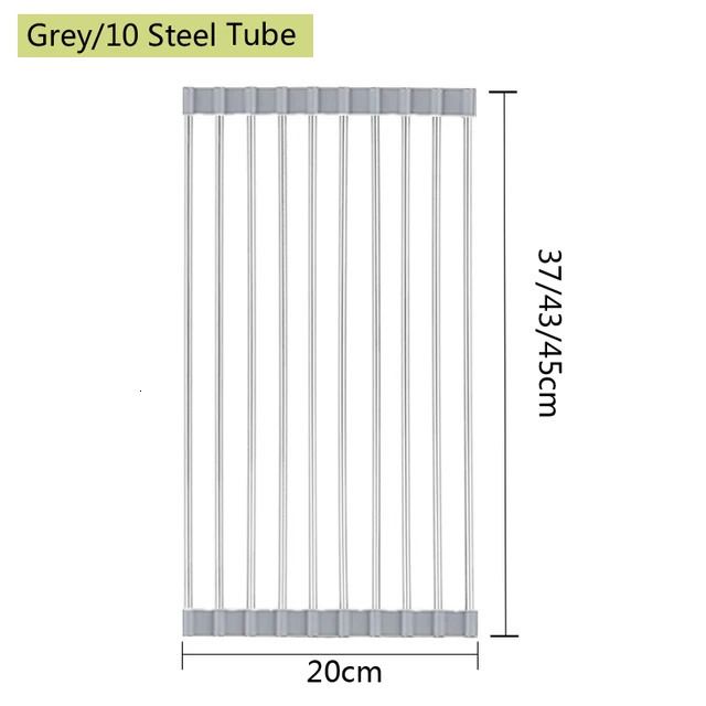 10 tubos cinza-45cm de comprimento