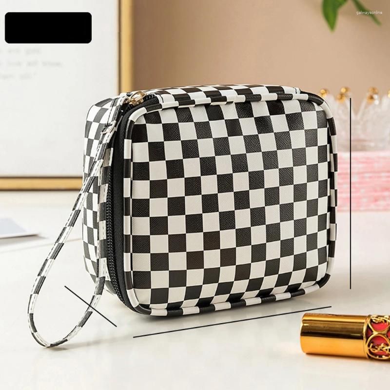 Black makeup bag