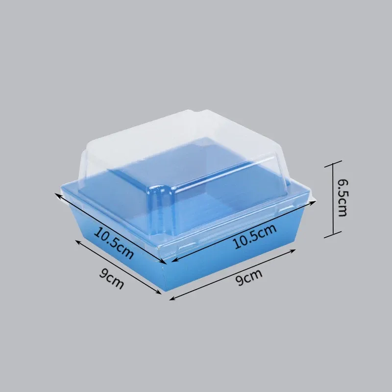 100pcs Blue 10.5x10.5x6.5