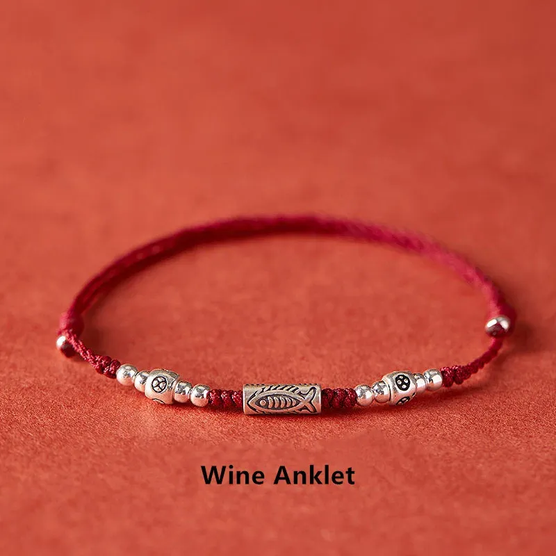 Wine Anklet