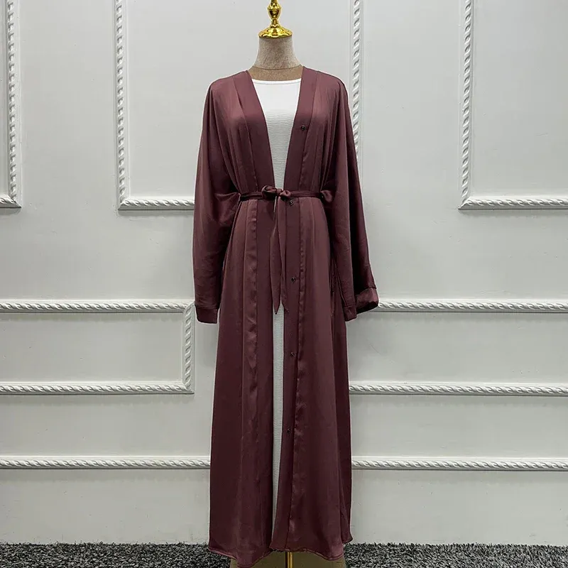 Xxl mauve offen abaya