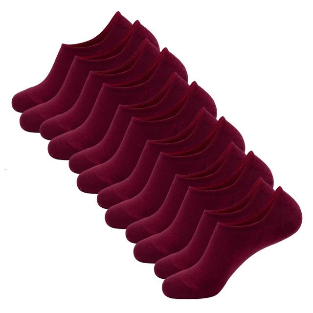 6 Pairs Wine Red