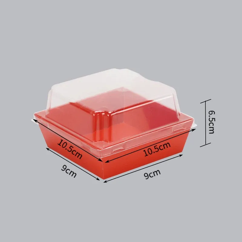 100pcs red 10.5x10.5x6.5