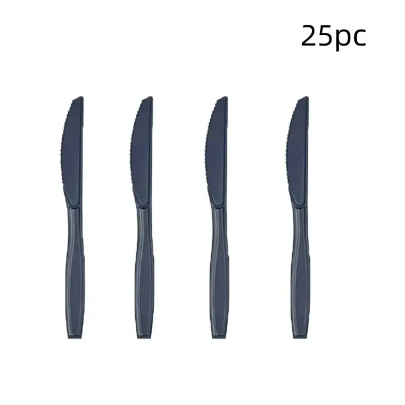 Black-25Pcs knives