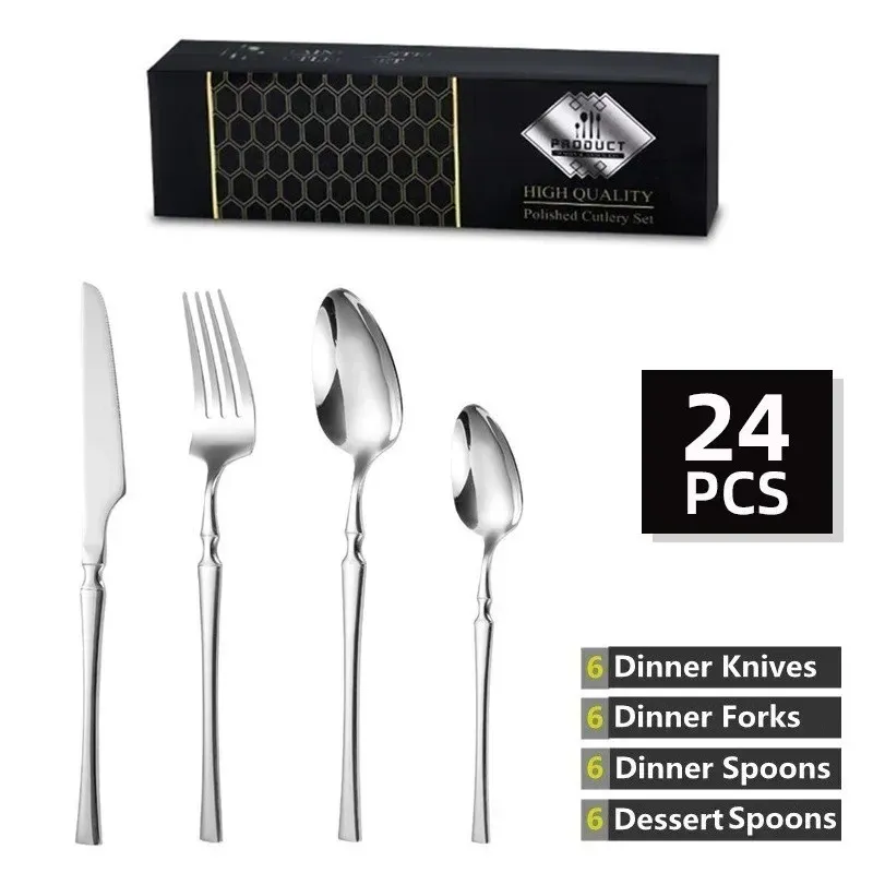 Silver 24 piece set