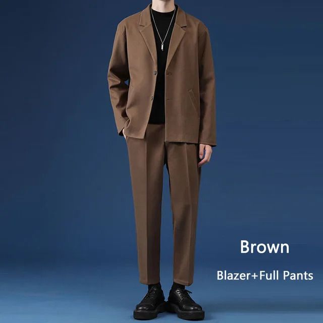 Brown 2 Pcs Long