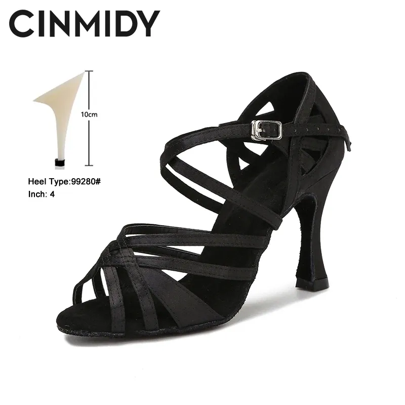 Black 10cm Heel