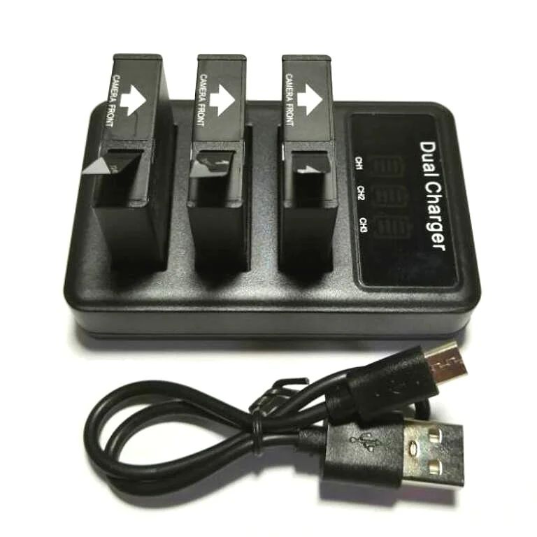 色：SJ8 charger-3battery