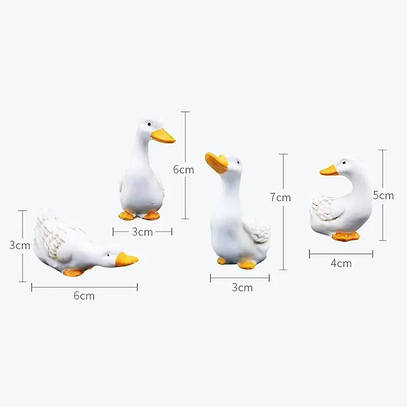 4pcs Duck