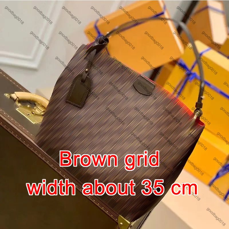 Brown grid width 35cm