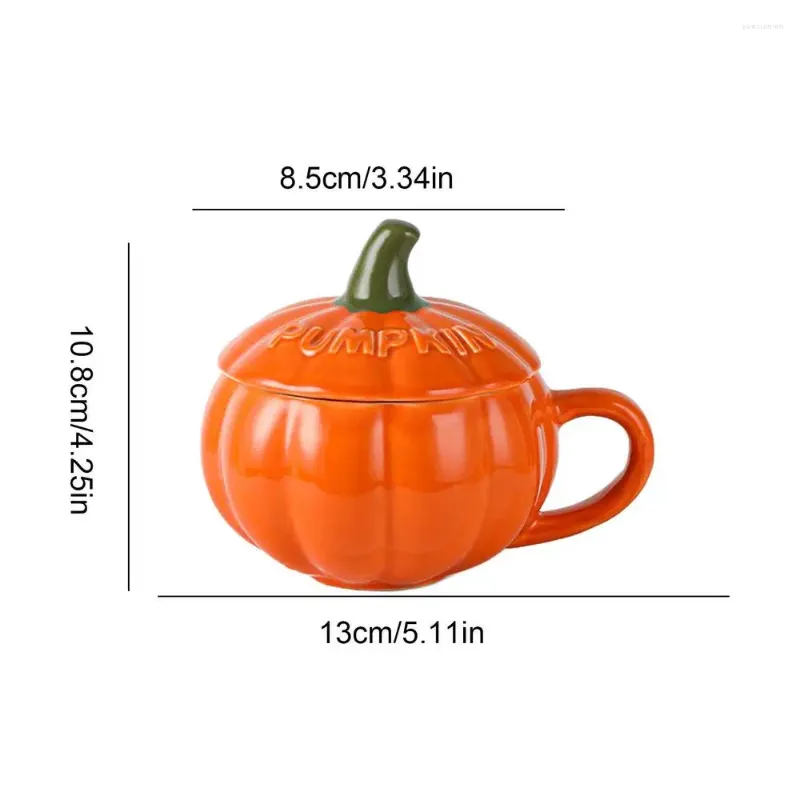 Pumpkin cup with lid